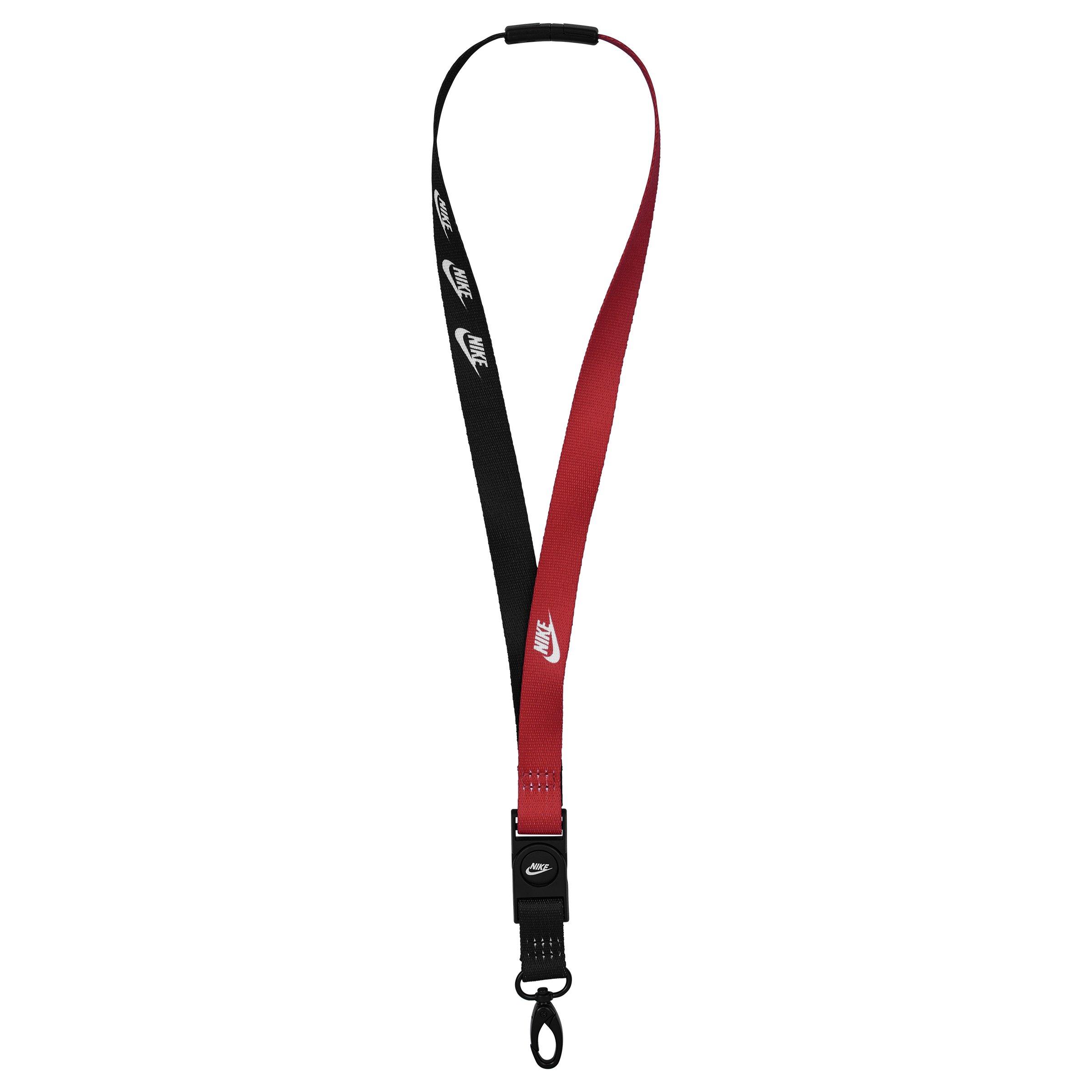 Nike Printed Premium Lanyard-Red/White